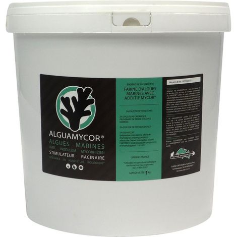 Booster racinaire ALGUAMYCOR en seau de 7 kilos - Guano Diffusion