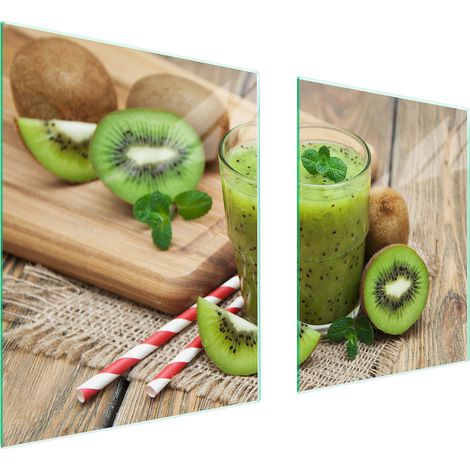 GLASSCHUTZPLATTE FÜR HERD 85x52 KIWI (1/5)