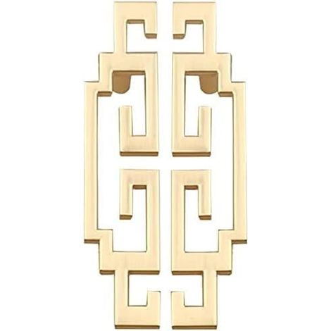 CSPARKV - 2 tiradores dorados para cocina, de 64 mm de centro a centro, brillantes, para muebles, armarios, tocadores, baños, cocinas, dormitorios, cajones (tornillos incluidos)