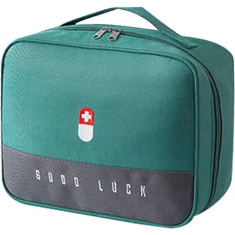Trousse de premiers secours portable, sac de rangement de voyage, avec mini-sac pour fournitures médicales, idéale pour la randonnée en famille, le camping, le bureau et le lieu de travail.