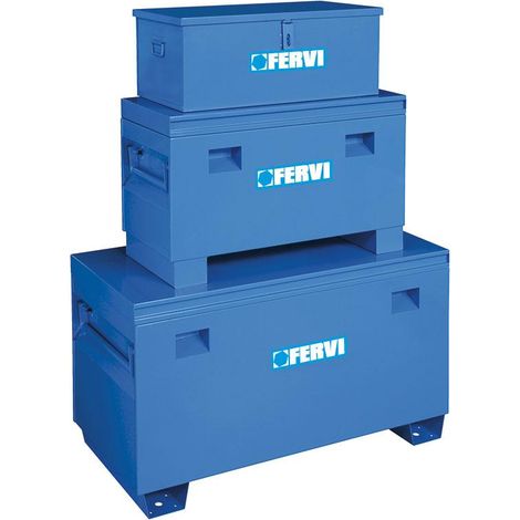 Set mit 3 Werkzeugkisten aus Stahl Fervi 0363