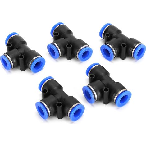 Connecteur Trois Voies Pour Contrôleur De Niveau D'eau - Raccord Tuyau Abreuvoir Automatique - Installation Flexible Élevage Porcs Vaches - Lot De 5 Pièces (1/5)
