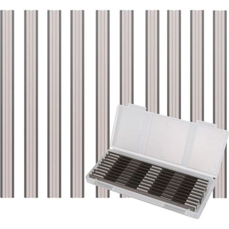 Lntyq 10 Pièces Ensemble de Rabot Electrique Lame, 82x5.5x1.1mm, pour Rabots Makita, Black & Decker, Bosch, DeWalt et Elu (1/5)