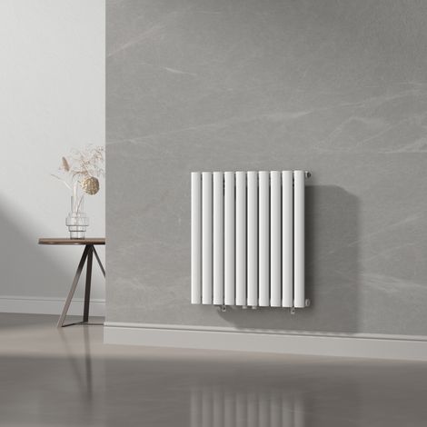 Design Röhrenheizkörper Nore Weiß 60x60cm Einlagig 449W [neu.haus]
