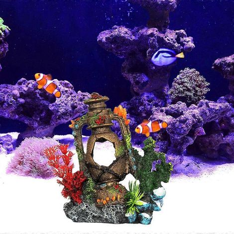 Décoration d'aquarium en perle pour camion coquillage créatif pour poissons accessoires de réservoir (1/4)
