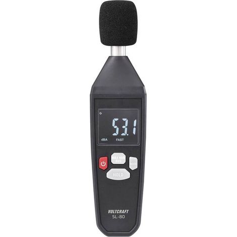 [NEUWERTIG] B-Ware Voltcraft Schallpegel-Messgerät SL-80 30-130 dB Messgerät Schallpegel 136g LCD (1/2)