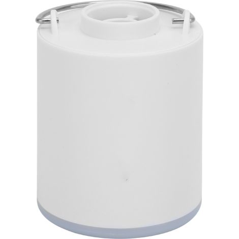 Pompe à air extérieure pour animaux de compagnie, mini-pompe portable avec éclairage double usage, lampe de camping, pompe électrique pour coussin d'air extérieur, blanche (1/5)