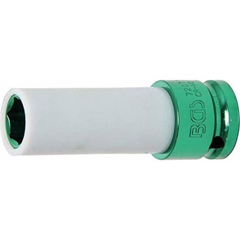 Douille à Choc avec Protection 12,5 mm (1/2) - 15 mm - Résistante et Sécurisée, Acier - D-Work (1/5)