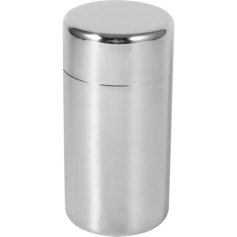 Boîte à thé en métal, boîtes à thé en acier inoxydable pour la cuisine et la maison, pour conserver le sucre, le café et le thé (L) (1/5)