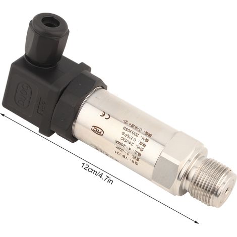 Capteur de pression en silicone 0-3 bar 24VDC, sortie 4-20mA pour eau, gaz, huile (1/5)