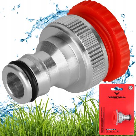 Raccord de robinet avec réduction plastique de qualité 3/4"-1/2" Vorstahl (1/5)