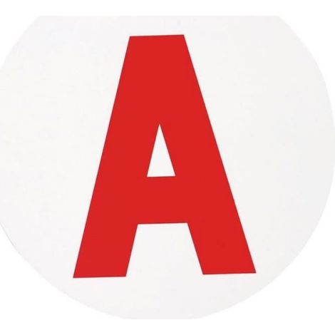 Disque A Voiture - Auto Fixation Face magnétique - A Apposer sur Le véhicule - spécial Jeune conducteur (1/5)