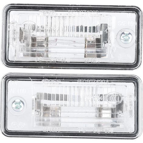 Coppia di luci targa 8E0807430A 8E0807430B Adatto per A3 A4 A5 A6 C6 A8 D3 Q7 RS4 (1/5)
