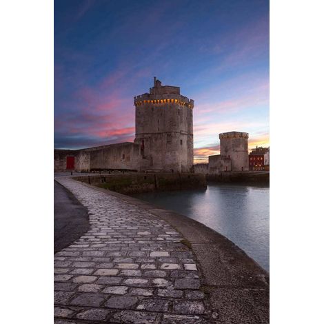Tableau sur toile Coucher de Soleil 30x45 cm - Impression sur Toile Murale Décorative - Image imprimée en HD sur Toile - Toile sur Châssis en Bois FSC - Fabriqué en France (1/4)