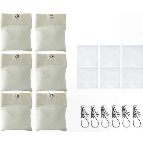 6 attaches de rideau lestées pour extérieur, sacs de sable résistants afin de maintenir vos voilages, lot de 6, usage extérieur durable. (1/5)
