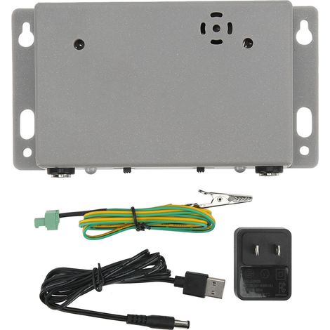 Bracelet antistatique testeur double poste moniteur en ligne pour sangle ESD, prise américaine 100-240V (1/5)