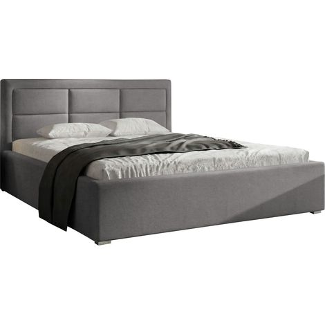 Lit Pomona 103, Victoria 14 867, Unique, 120x200, Tissu, Disponible, 140x223x93cm