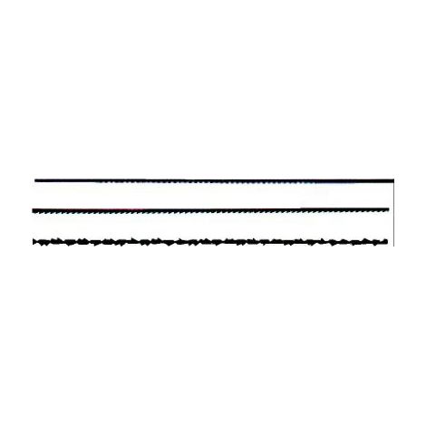Blíster de 12 hojas de corte 1 (fino) de 13cm para segueta de marquetería y trabajo en madera y plástico fabricadas en acero