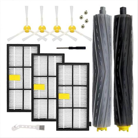 Pièces de rechange pour aspirateur rouleau brosses latérales filtres (1/5)