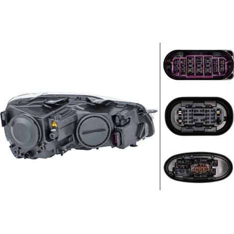 Projecteur principal Hella 1ZS 009 902-771 VW 5K1 941 751 D 5K1 941 753 E