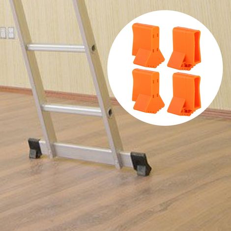 4 embouts de pieds d'échelle en silicone Pieds de meuble jaunes (1/4)