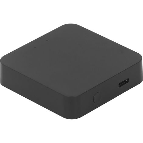 Black Hub Gateway kompatibel mit Google Home, Smart Bridge für Tuya-Geräte, Sprachsteuerung mit Google Assistant, Zigbee-Hausautomation (1/5)