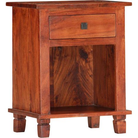 Maison Exclusive - Nachttisch 40 x 30 x 50 cm Massivholz Akazie (1/5)