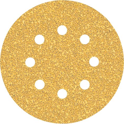 Bosch EXPERT C470 Schleifpapier für Exzenterschleifer, 125 mm, 8 Löcher, K 40 (1/5)