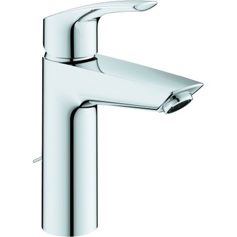 GROHE Grifo electrónico para lavabo Eurosmart 233943 M-Size MST frío cadena escamoteable cromo, 2339430E
