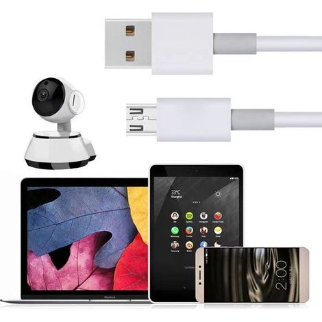 Câble de charge rapide USB de 1 mètre, compatible avec les téléphones, appareils photo, moniteurs, batteries externes et autres appa (1/5)