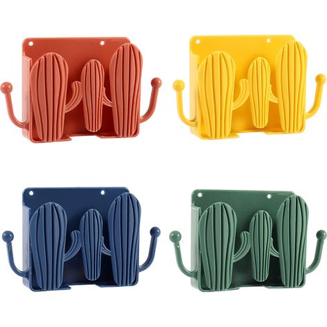 Boîte de Rangement Murale pour Téléphone Mobile en Forme de Cactus - Organisateur de Télécommande de Climatiseur (1/5)