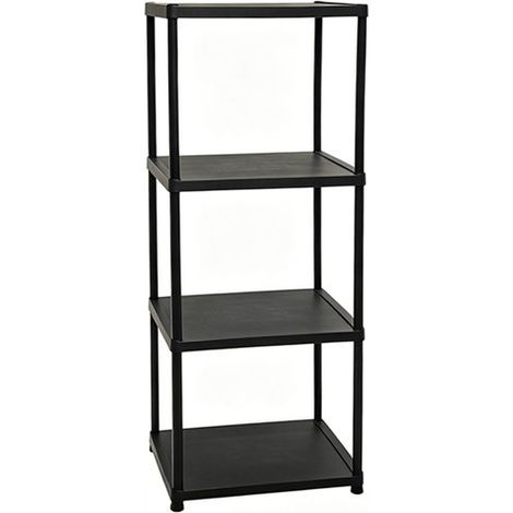Support de rangement - Étagère 4 étages - Étagère de cuisine - 50×35×126 cm - Sans roues - Matière plastique - Facile à nettoyer - (1/5)