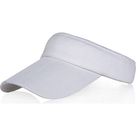 Visières de soleil pour femmes et filles, chapeaux à long bord avec bandeau anti-transpiration souple et réglables (1/5)