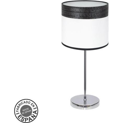 Lampe à poser abrila Cloe métal chromée 42 cm