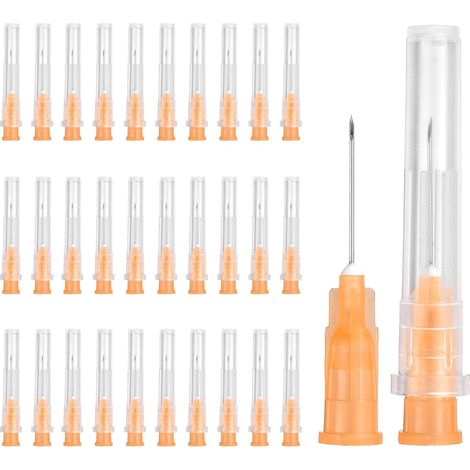 100 Pcs Dispensing Needles 25 Gauge 16 mm (1/5)
