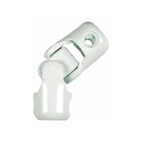 Genouillères pour volet roulant – Pour tringle Ø 12mm et tige 6 pans 10mm – Coquilles acier zingué et rotule aluminium anodisé (1/3)