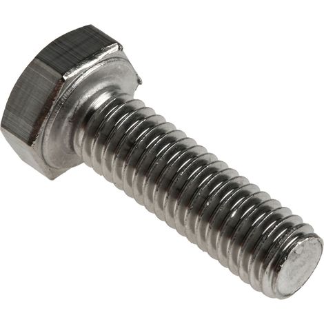 Vis à tête hexagonale, Acier Inoxydable A4 316 Brut, M6 x 20mm ( Prix pour Sachet de 50 )