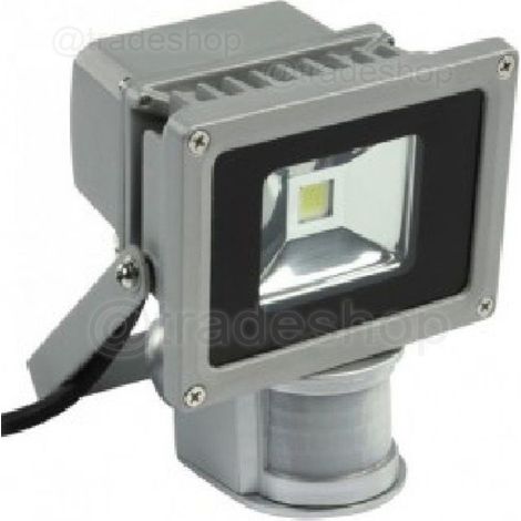 Spot Led Extérieur 10w Avec Détecteur De Mouvement Pir 9 Led 600lm