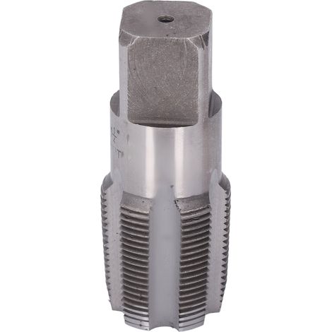 Robinet de tuyauterie NPT 1-1/4 pouce en acier rapide pour l'entretien des filetages de plomberie, idéal pour les plombiers et les mécaniciens. Boîte de rangement en plastique. (1/5)