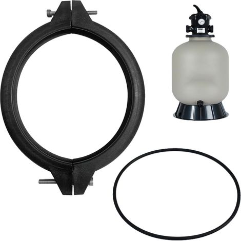 2 Pièces Bagues de Serrage pour Filtre à Sable pour Piscine 180 mm Collier de Serrage Universel,Collier de Serrage pour Pompe à Sable et Cuve de Filtre,Pour système de filtre à sable (1/5)