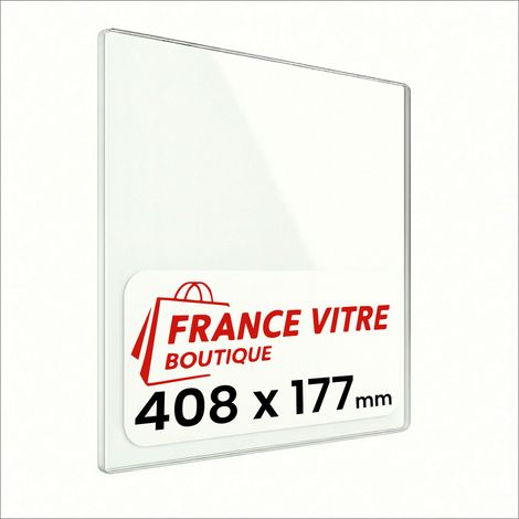 WOODBURNING - modèle : stoves-country-kiln-3 - 408 x 177 x 4 mm - Vitre de cheminée pour insert et poêle à bois - verre de rechange - jusqu'à 800°C (1/5)