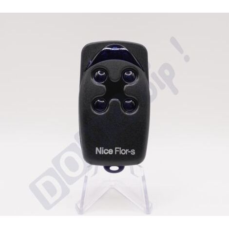 Télécommande Nice FLO4RS - 4 canaux 433,92 MHz - compatible avec les récepteurs FLOX2R/OX2/OX4T - programmation sécurisée - pile incluse - ne pas confondre avec la FLO4 (1/5)