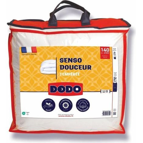 DODO - Piumino temperato 350 g/m² - SENSO DOUCEUR - 140 x 200 cm - Bianco (1/2)