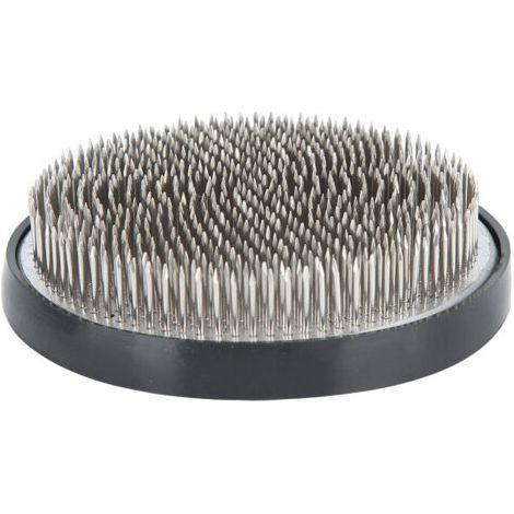 Outil de Floraison Spécialisé en Ikebana Accessoires pour l'Art Floral et la Cérémonie du Thé Support en Acier Inoxydable pour Arrangement Floral Rond -KZQ (1/3)