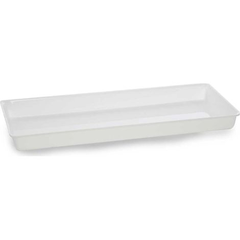 Plateau en Plexiglas gastronorme GN 2/5 530x210x40mm Blanc - Matériel CHR Pro