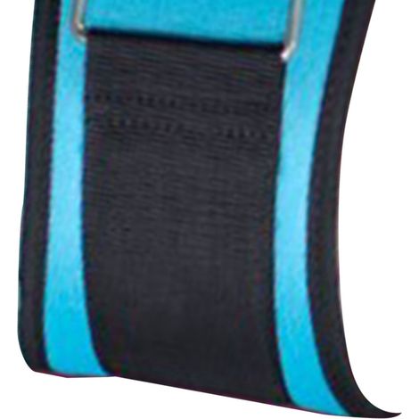 Ceinture de soutien lombaire ajustable pour haltérophilie, taille M (tour de taille 77-93 cm), adaptée aux activités de fitness. Bleue. (1/5)