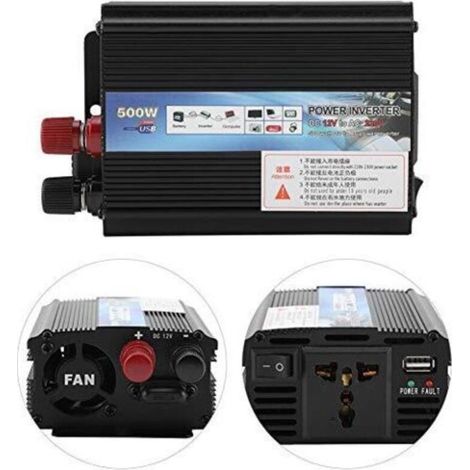 Onduleur Solaire (12v à 220v/500W) (1/5)