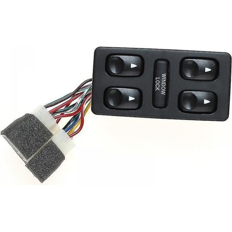 Elektrischer Fensterheberschalter vorne links (Fahrerseite) für Galloper 1992-1994, Teilenummer 93570-28001 (1/5)