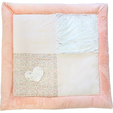 Tapis de parc lapinou Rose Clair 100x100 cm (1/3)