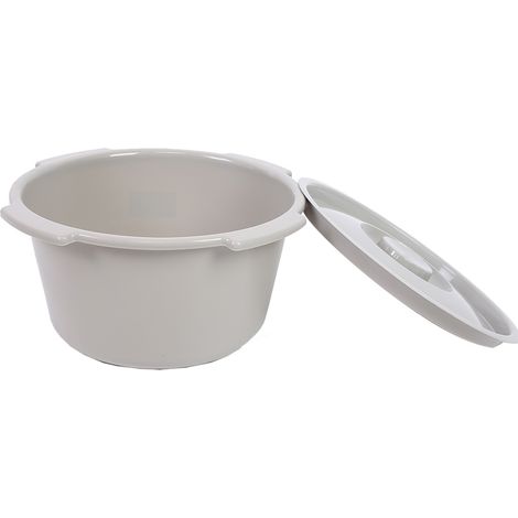 Chaise percée portative renforcée, seau WC pour personnes âgées et femmes enceintes, pot de toilette épais avec couvercle, commodité à domicile (1/5)